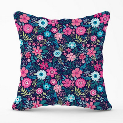 Warren Reed Designer Cute Colourful Flower Pattern Cushions 45Cm X 45Cm from B&Q