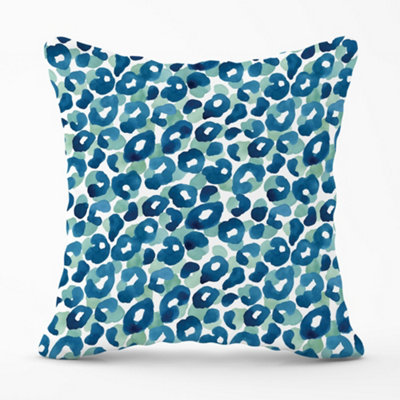 Warren Reed Designer Watercolour Leopard Print Cushions 45Cm X 45Cm from B&Q