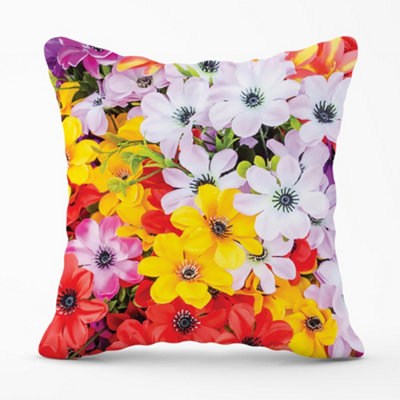 Warren Reed Designer Spring Flowers Cushions 45Cm X 45Cm from B&Q