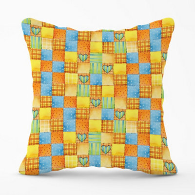 Warren Reed Designer Baby Watercolour Blanket Pattern Cushions 45Cm X 45Cm from B&Q