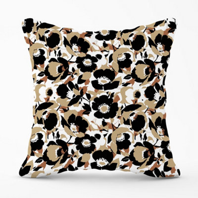 B&Q -  Modern Flower Pattern Cushions 45Cm X 45Cm