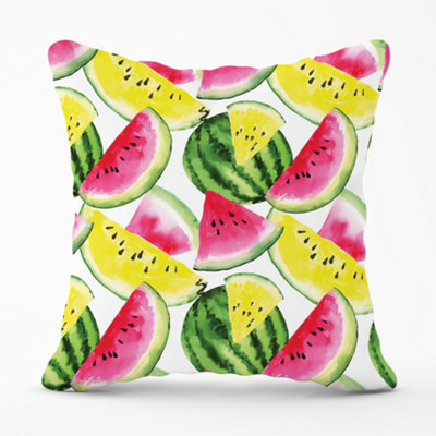 Warren Reed Designer Colourful Melon Pattern Cushions 45Cm X 45Cm from B&Q