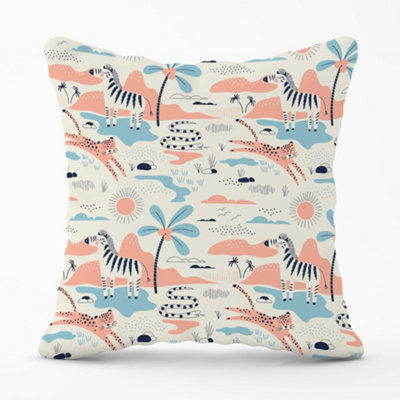 Warren Reed Designer Wild Savannah Park Cushions 45Cm X 45Cm from B&Q