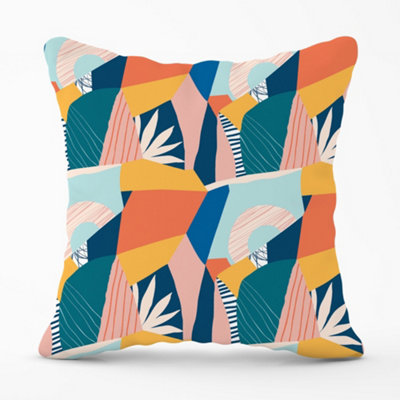 B&Q -  Modern Floral Pattern Cushions 60Cm X 60Cm