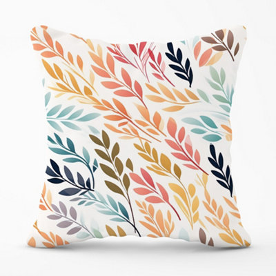 Warren Reed Designer Colouful Sping Leaves Cushions 45Cm X 45Cm from B&Q