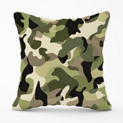 Warren Reed Designer Camouflage Design Cushions 45Cm X 45Cm from B&Q