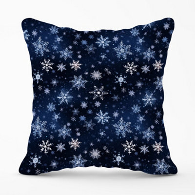 Warren Reed Designer Dreamy And Magical Snowflake Cushions 45Cm X 45Cm from B&Q