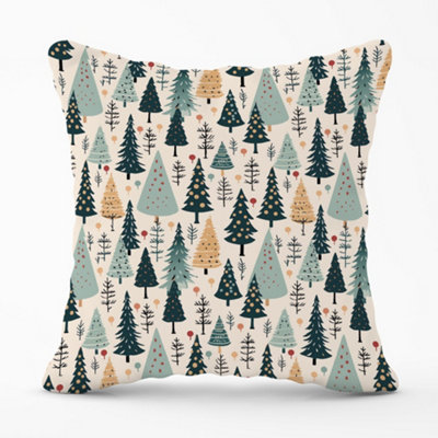 Warren Reed Designer Boho Inspired Christmas Tree Pattern Cushions 45Cm X 45Cm from B&Q