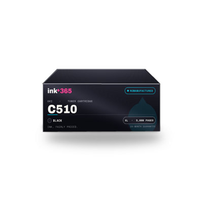 B&Q -  Remanufactured Toner Cartridge Replacement For Oki C510 (Black)5,000 Pages