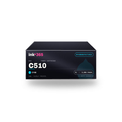 B&Q -  Remanufactured Toner Cartridge Replacement For Oki C510 (Cyan)5,000 Pages
