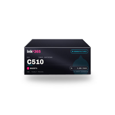 B&Q -  Remanufactured Toner Cartridge Replacement For Oki C510 (Magenta)5,000 Pages
