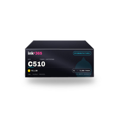 B&Q -  Remanufactured Toner Cartridge Replacement For Oki C510 (Yellow)5,000 Pages