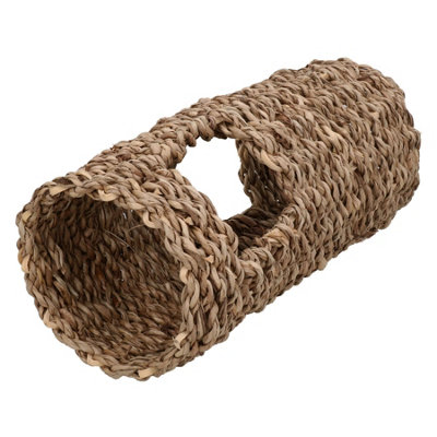 AB Tools Small Animals Hamster Mice Boredom Breaker Small Seagrass Play Tunnel 8X20Cm from B&Q