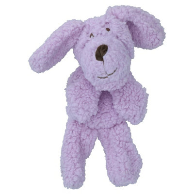 AB Tools Aroma Calm Fleece Flatty Anxiety Calming Squeaky Plush Lavendar Dog Toy Gift
