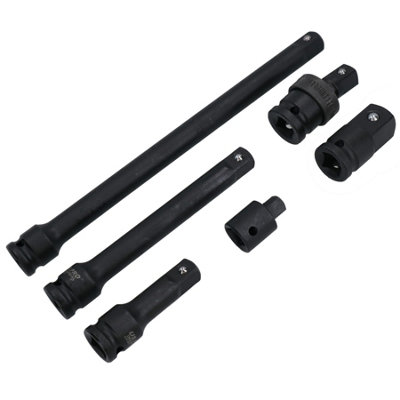 AB Tools 1/2In Drive Impact Accessory Set Extension Bars Adaptors / Converters + Uj 6Pc from B&Q