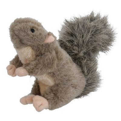 B&Q -  Classic Large Squirrel Dog Puppy Play Time Soft Plush Toy With Squeaker Gift