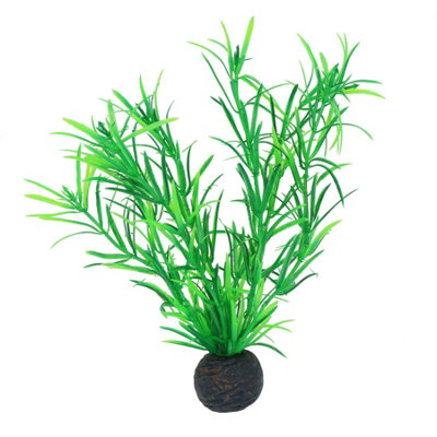 Ab Tools Aquatic Aquarium Fish Tank Self Sinking Middle Silk Artificial Plant H-20Cm- (No3)