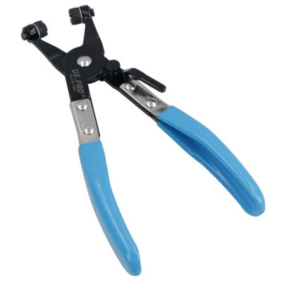 AB Tools Straight Hose Clamp Removal Remover Pliers With Cross Slot Jaws Swivel Head from B&Q