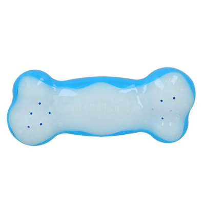 AB Tools Large Ice Bone Chill Cool Dog Puppy Heat Relief Toy Summer Heat Teething Play from B&Q