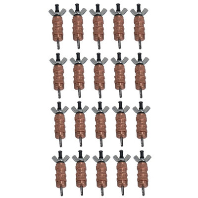 AB Tools 1/8In. Manual Cleco Wing Nut Style Temporary Fastener Sheet Metal Grip Pin 20Pk from B&Q