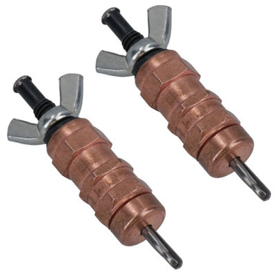 AB Tools 1/8In. Manual Cleco Wing Nut Style Temporary Fastener Sheet Metal Grip Pin 2Pk from B&Q