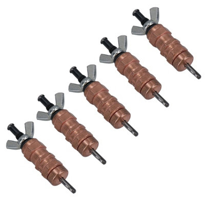 AB Tools 1/8In. Manual Cleco Wing Nut Style Temporary Fastener Sheet Metal Grip Pin 5Pk from B&Q