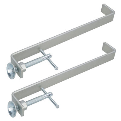 AB Tools 300mm / 12In Internal Brick Profile Clamp Fastener Holder Wall Clamps Tongs 2Pc from B&Q