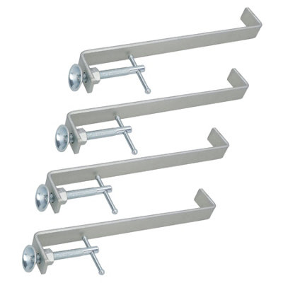 AB Tools 300mm / 12In Internal Brick Profile Clamp Fastener Holder Wall Clamps Tongs 4Pc from B&Q