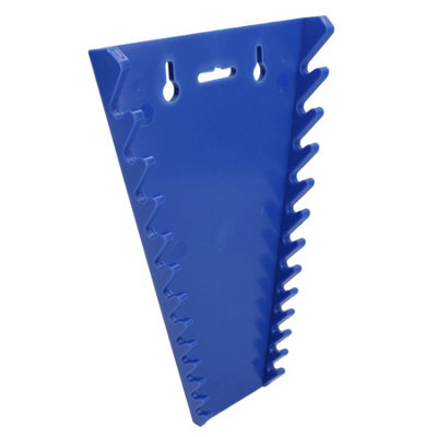 AB Tools Blue Spanner Wrench Storage Rack Holder Hanger Organiser Tray 12 Spanners 1Pc
