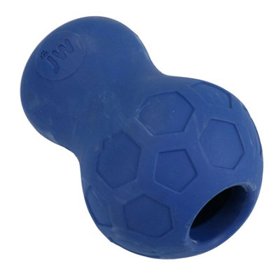 AB Tools Large Rubber Blue Tumble Tease Dog Interactive Play Treat Fillable Toy Gift from B&Q