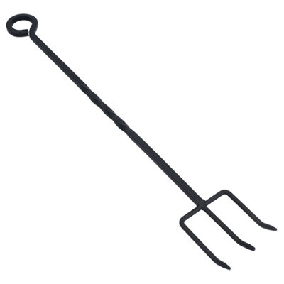 AB Tools Toasting Fork Roaster Loop Twisted Fire Wood Burner Steel Metal 500mm Smore from B&Q