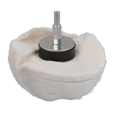 AB Tools Dome Domed Final Finishing Polishing Mop 110mm Wide Soft Grade Cotton 1Pk from B&Q