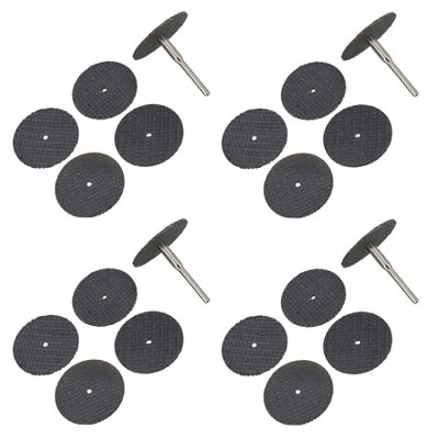 AB Tools 24Pc Rotary Tool Resin Cutting Trimming Disc Set 31mm Diameter 3.17mm Mandrel from B&Q