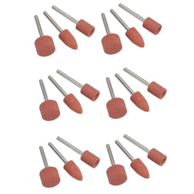 AB Tools 18Pc Rotary Circular Grinding Sanding Wheel Set 91015mm 3.17mm Mandrel from B&Q