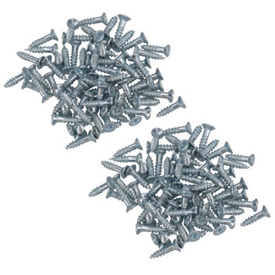 AB Tools 3mm X 12mm Pz1 Drive Countersunk Wood Chipboard Screws Fasteners 136Pc from B&Q