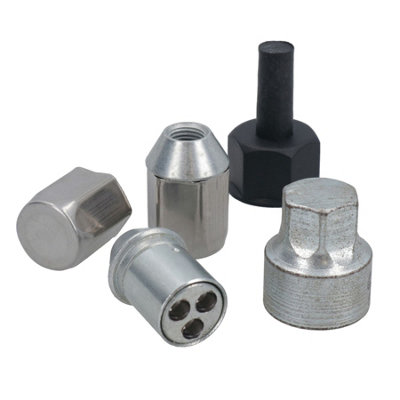 AB Tools 3/8" Unf Locking Wheel Nuts Nut For Trailer Caravan Suspension Hubs from B&Q