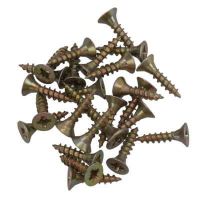 AB Tools 3.5mm X 16mm Countersunk Wood Chipboard Screw Fasteners Pz2 Drive 26Pc from B&Q