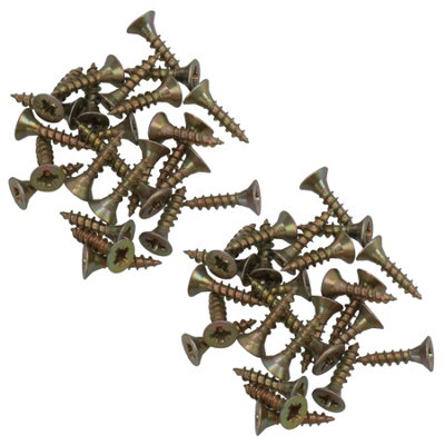 AB Tools 3.5mm X 16mm Countersunk Wood Chipboard Screw Fasteners Pz2 Drive 52Pc from B&Q
