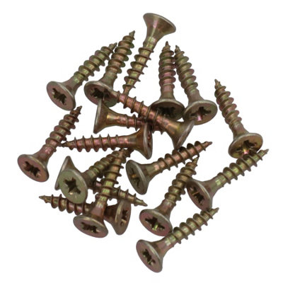 AB Tools 4mm X 20mm Countersunk Wood Chipboard Screw Fasteners Pz2 Drive 18Pc from B&Q