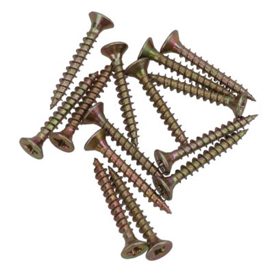 AB Tools 4mm X 30mm Countersunk Wood Chipboard Screw Fasteners Pz2 Drive 14Pc from B&Q