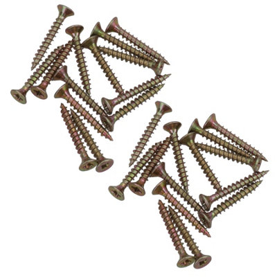 AB Tools 4mm X 30mm Countersunk Wood Chipboard Screw Fasteners Pz2 Drive 28Pc from B&Q