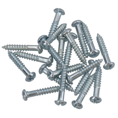 AB Tools Ph2 Dome Headed Phillips Wood Screws 3.5mm X 20mm Fastener Fixings 20Pc from B&Q
