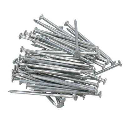 AB Tools 68mm Flat Headed Multi Purpose Nails Fasteners Fixings Carpentry 60Pc from B&Q
