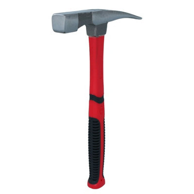 B&Q -  600 Gram Brick Layers Hammer Layer Laying Chipping With Fibreglass Handle