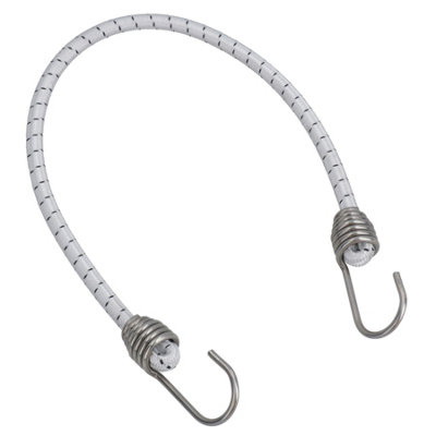 AB Tools 30" Bungee Rope With Stainless Steel Hooks Cords Shock Elastic Marine Boat from B&Q