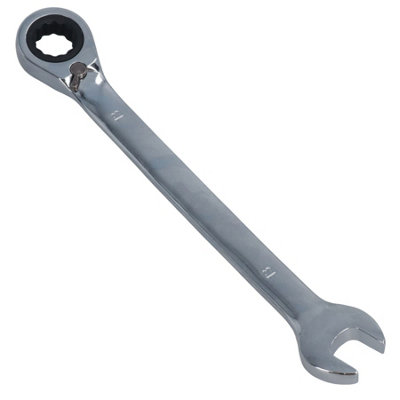 13mm Reversible Cranked Offset Ratchet Combination Spanner Wrench 72 Teeth - Image 3