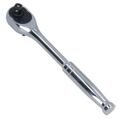 AB Tools 3/8In. Drive Ratchet With Straight Handle 90 Teeth Quick Release Reversible from B&Q