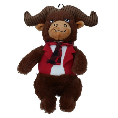 AB Tools Plush Dandy Dudes Buffalo Dog Puppy Play Time Soft Toy With Squeaker from B&Q