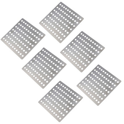 AB Tools Stainless Steel Flat Drain Guard Cover Plate Grid 150mm X 150mm Rustproof 6Pc from B&Q