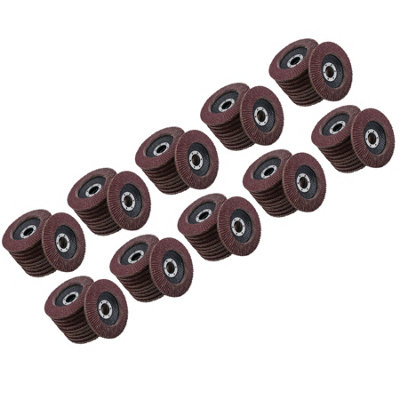 B&Q -  Type 29 Premium Flap Grinding Sanding Discs 80 Flaps 40 Grit Coarse 115mm 100Pk